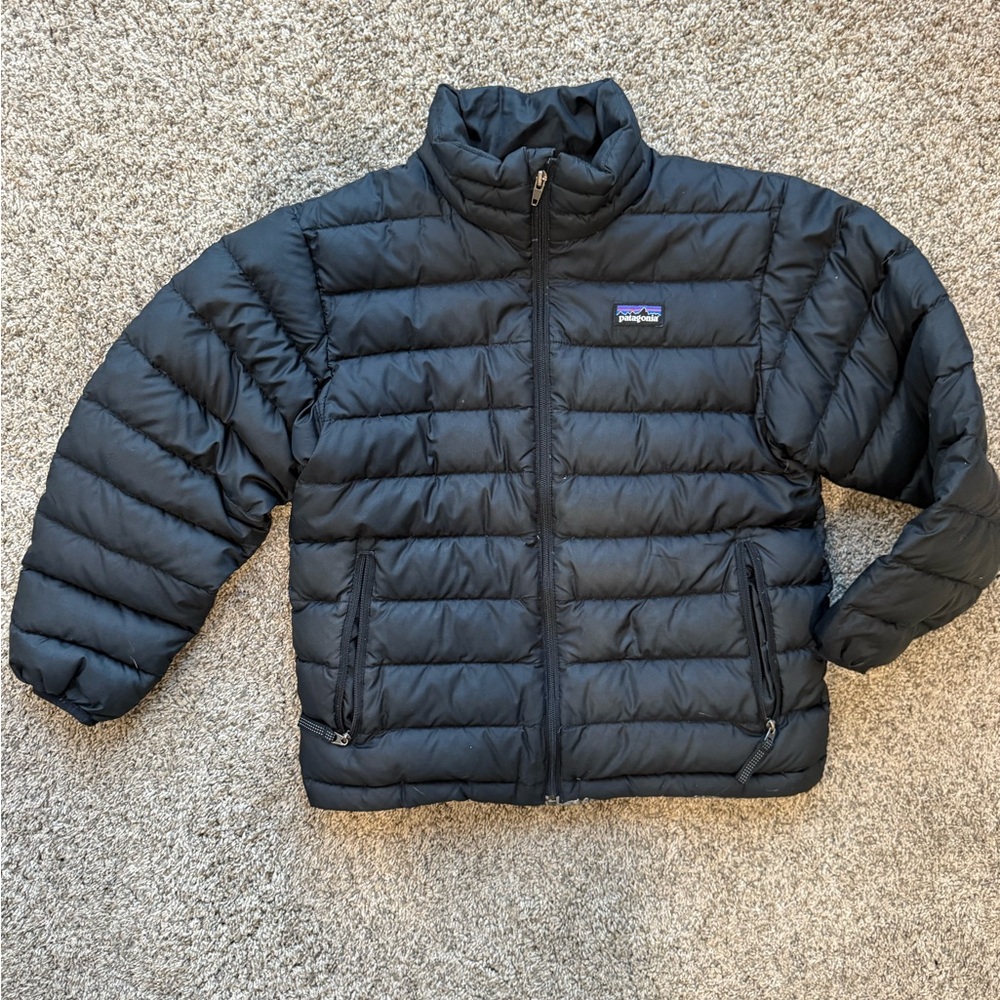Patagonia youth unisex Black Quilted Jacket